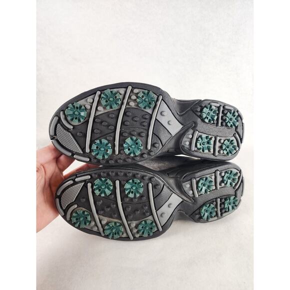 Oregon Mudders AL420 Mens 7 Grey Suede Golf Shoes with Spikes - Picture 7 of 12